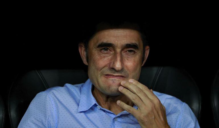 Ernesto Valverde, entrenador del Barça 