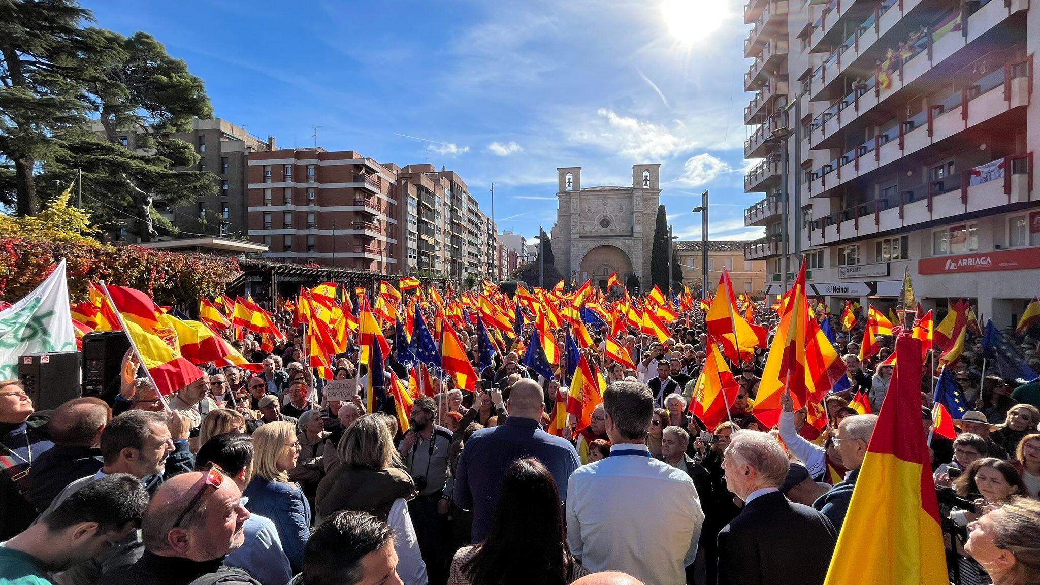 Concetración contra la amnistía en Guadalajara