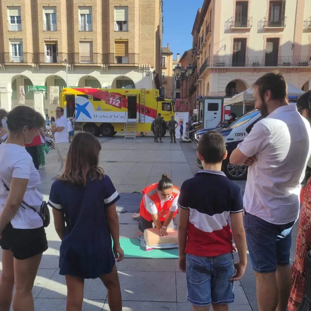 Las actividades tienen lugar en la Plaza Luis López Allué