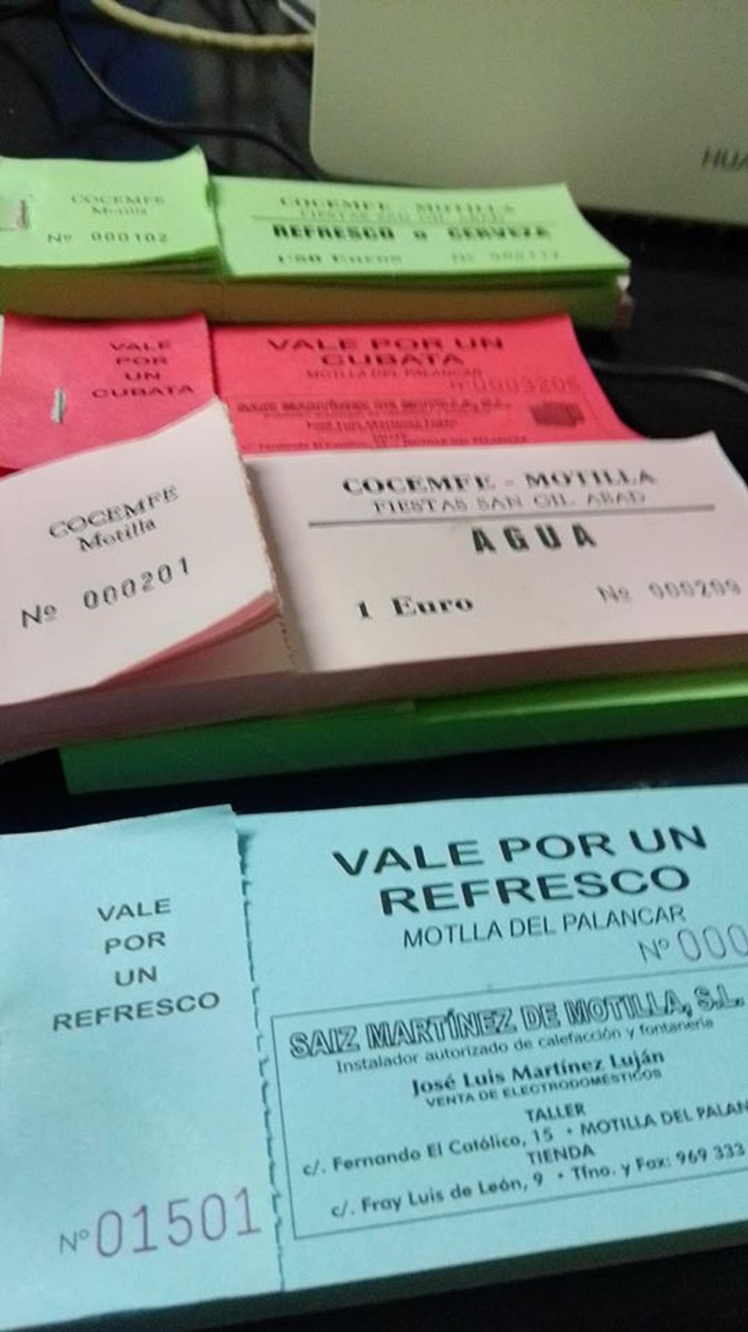 Tiques vendidos para un sorteo fraudulento