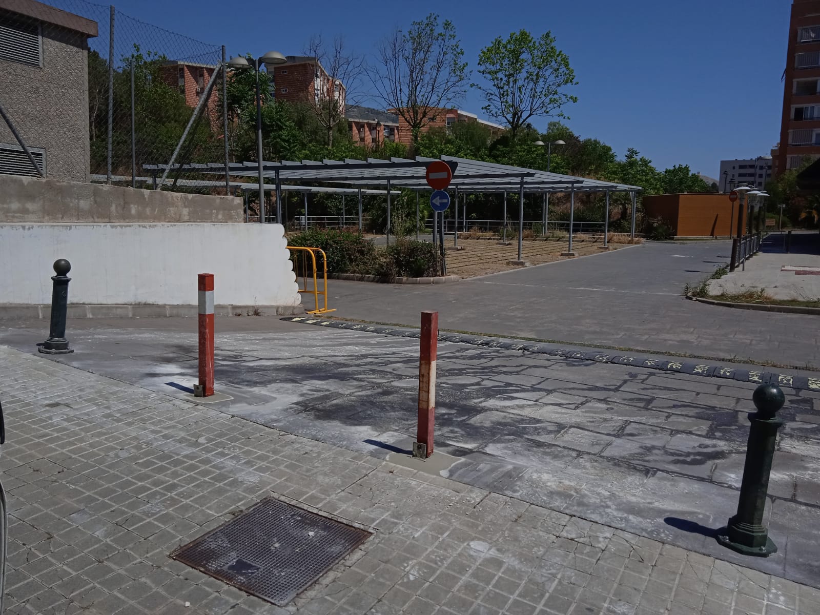 Uno de los aparcamientos que ha clausurado el Ayuntamiento de Alcoy tras la denuncia de La Carrasca.