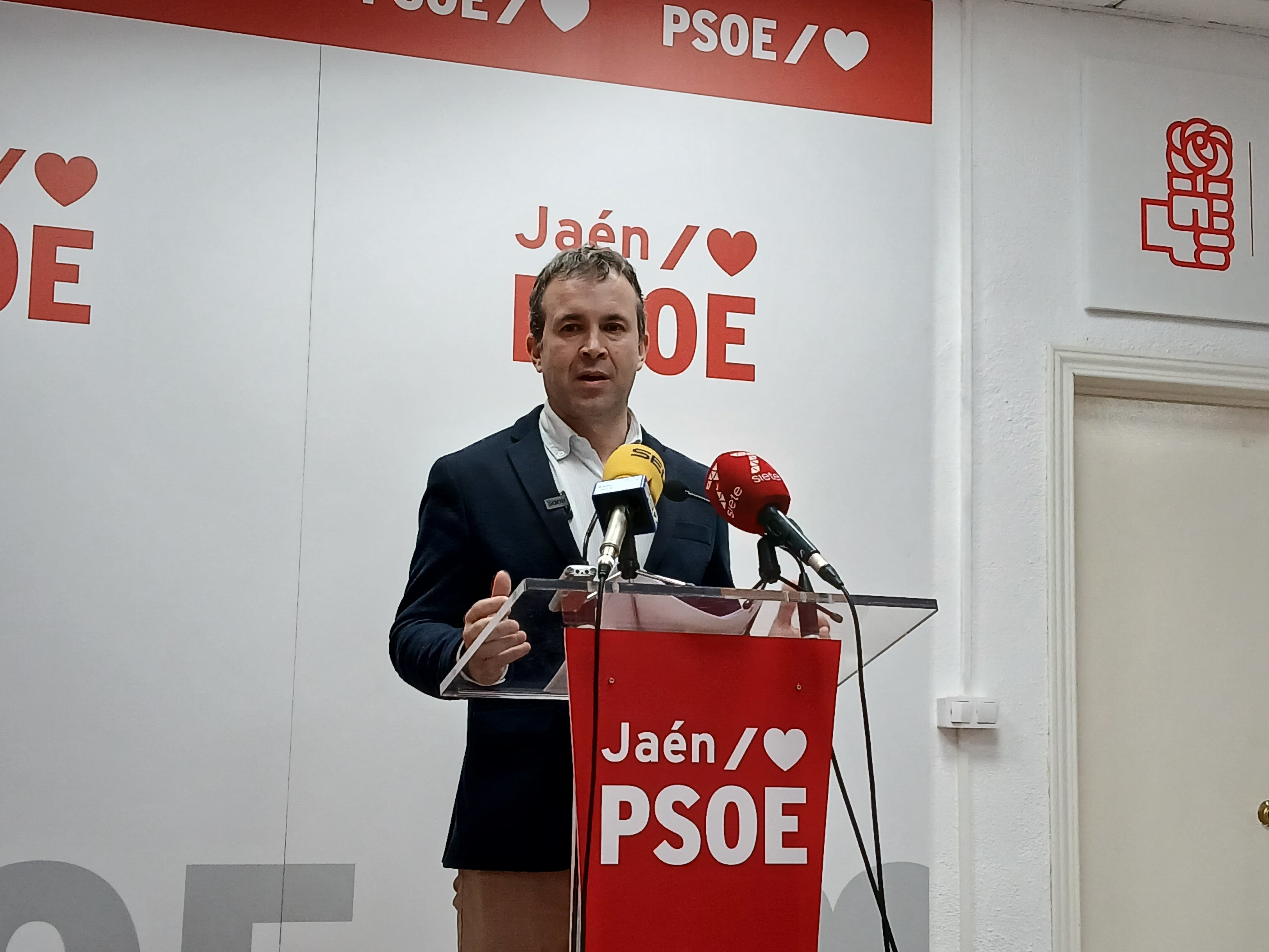 El portavoz socialista en el Ayuntamiento de Jaén, Julio Millán.