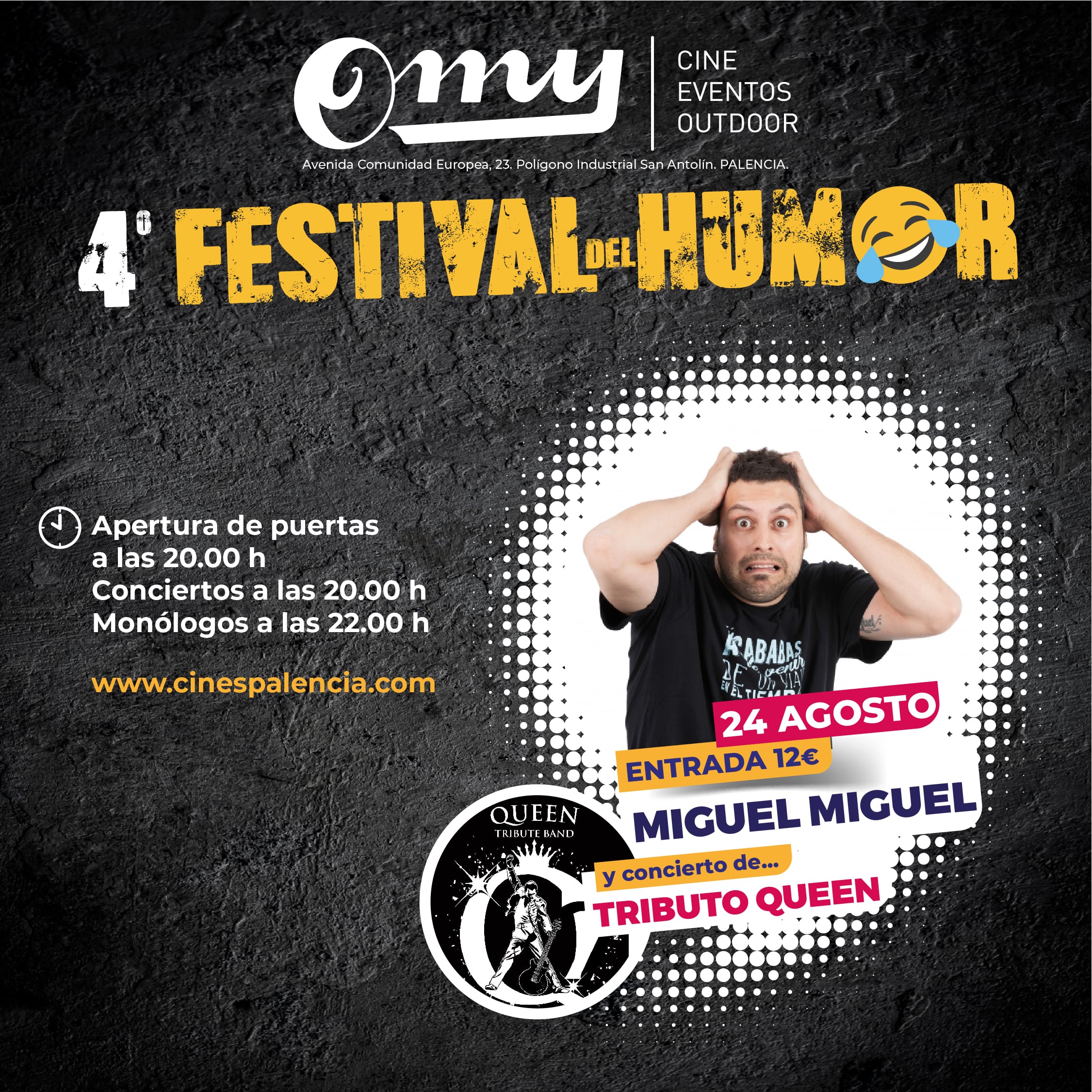 Concluye el Festival del Humor del espacio OMY eventos