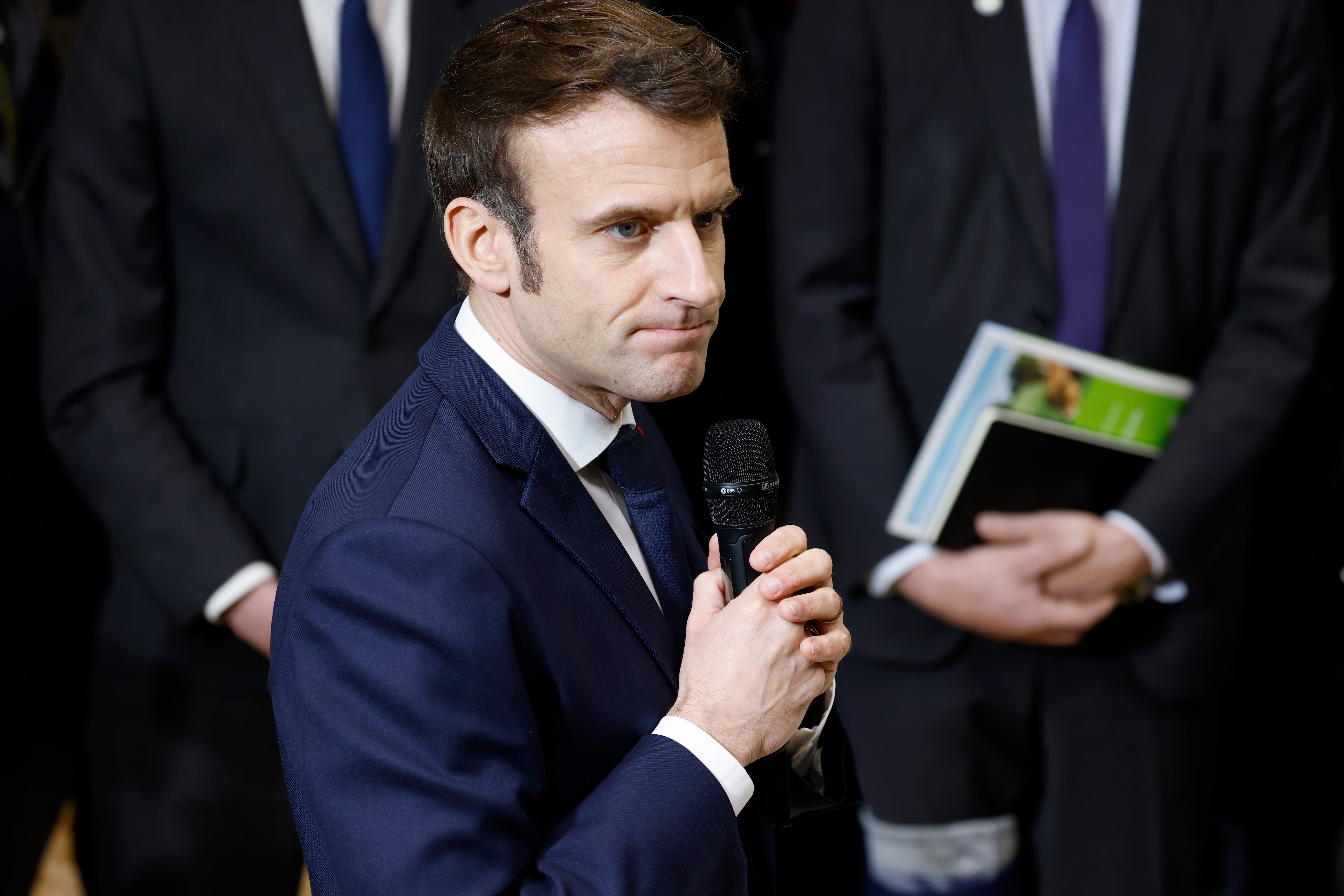 Emmanuel Macron visita la Feria Internacional de Agricultura