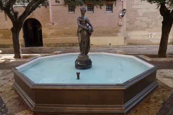 La fuente de la Moreneta (imagen de archivo) se ha vaciado de agua