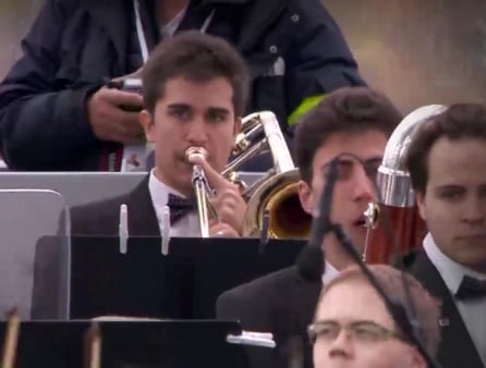 José Luna Agudo durante el concierto