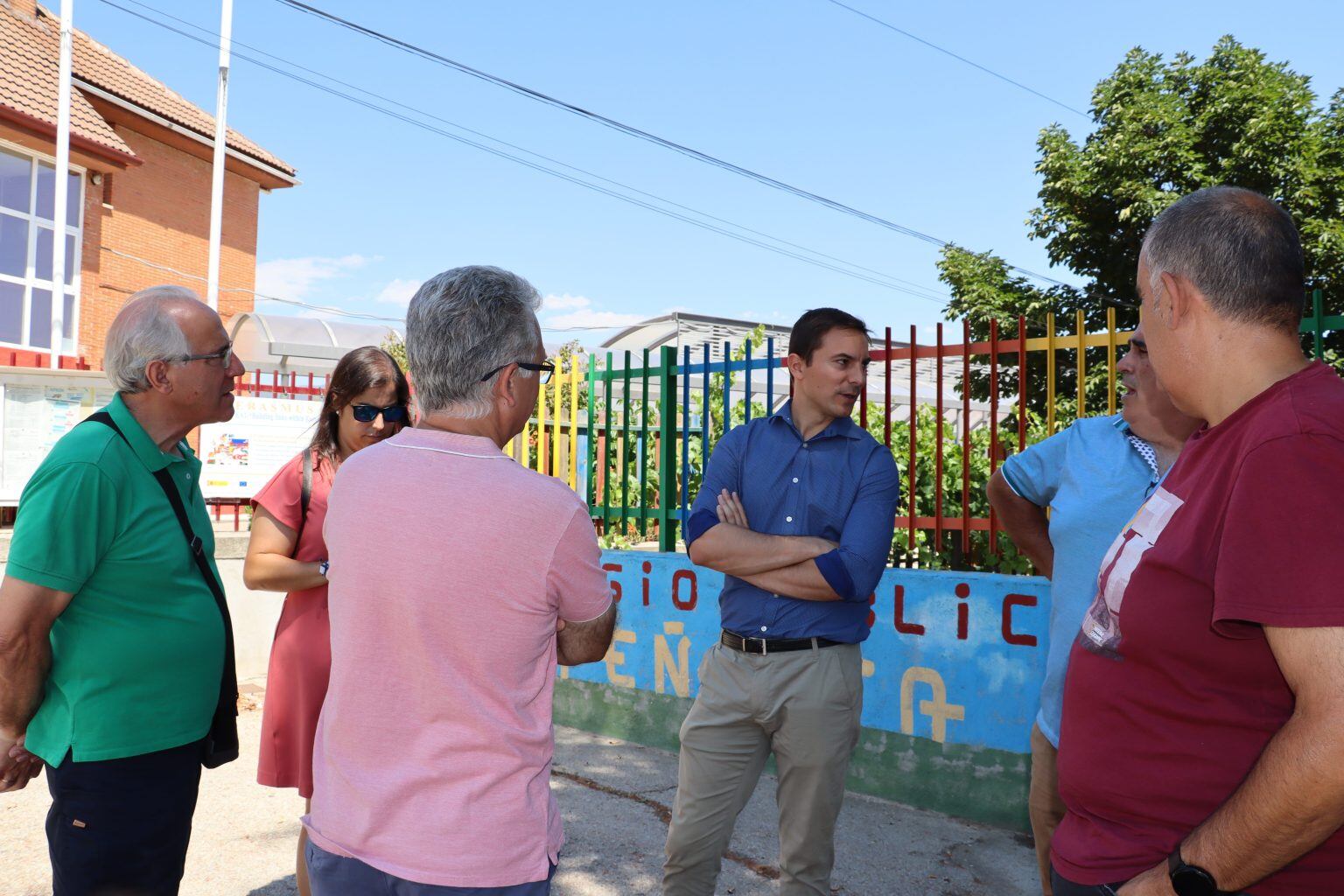 Visita de Juan Lobato a Buitrago del Lozoya