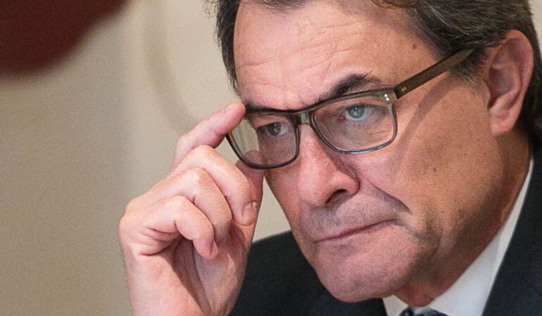 El presidente Artur Mas ha presidido la reunion. Reunion del Consejo Ejecutivo del Gobierno Catalan. Barcelona, 18 de noviembre de 2014 [Albert Garcia]