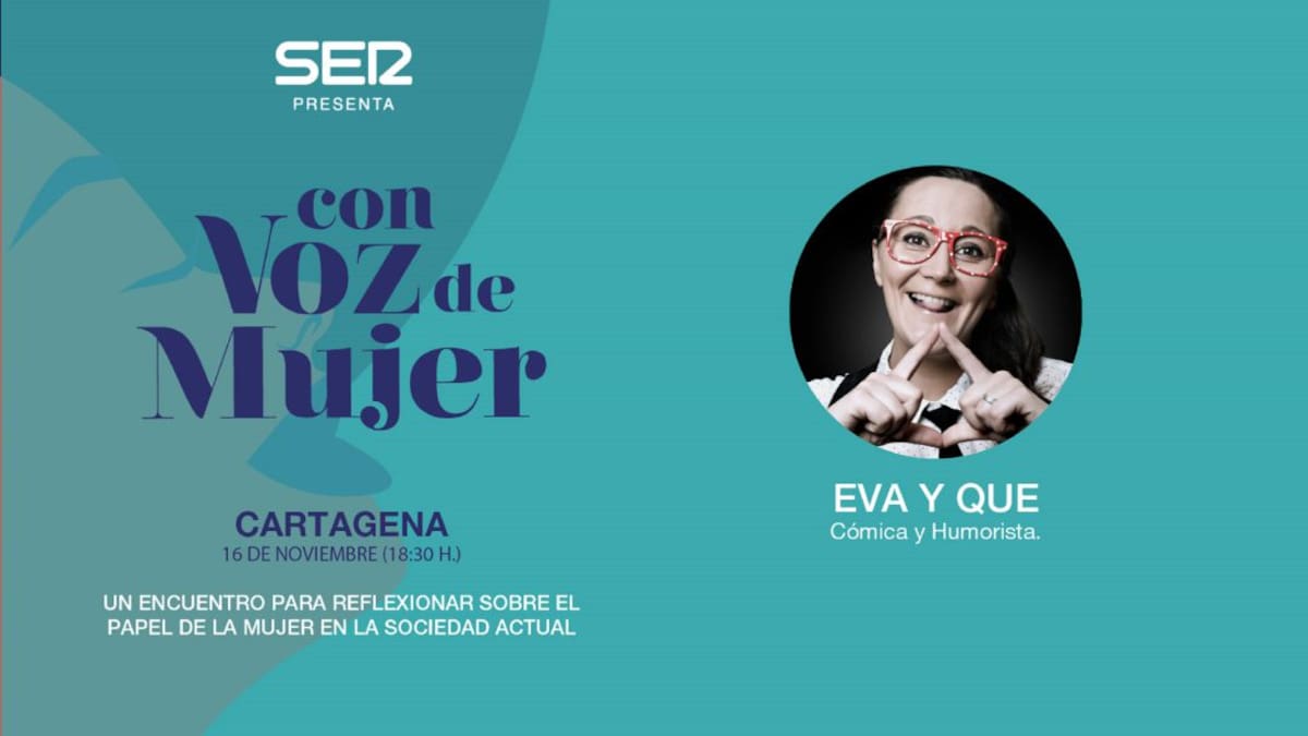 La monologista Eva y Qué en 'Hoy por hoy Cartagena'