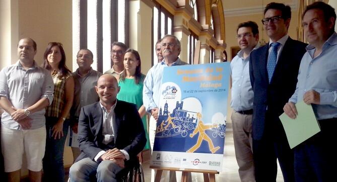 El Concejal de Movilidad, Raúl López, durante la presentación