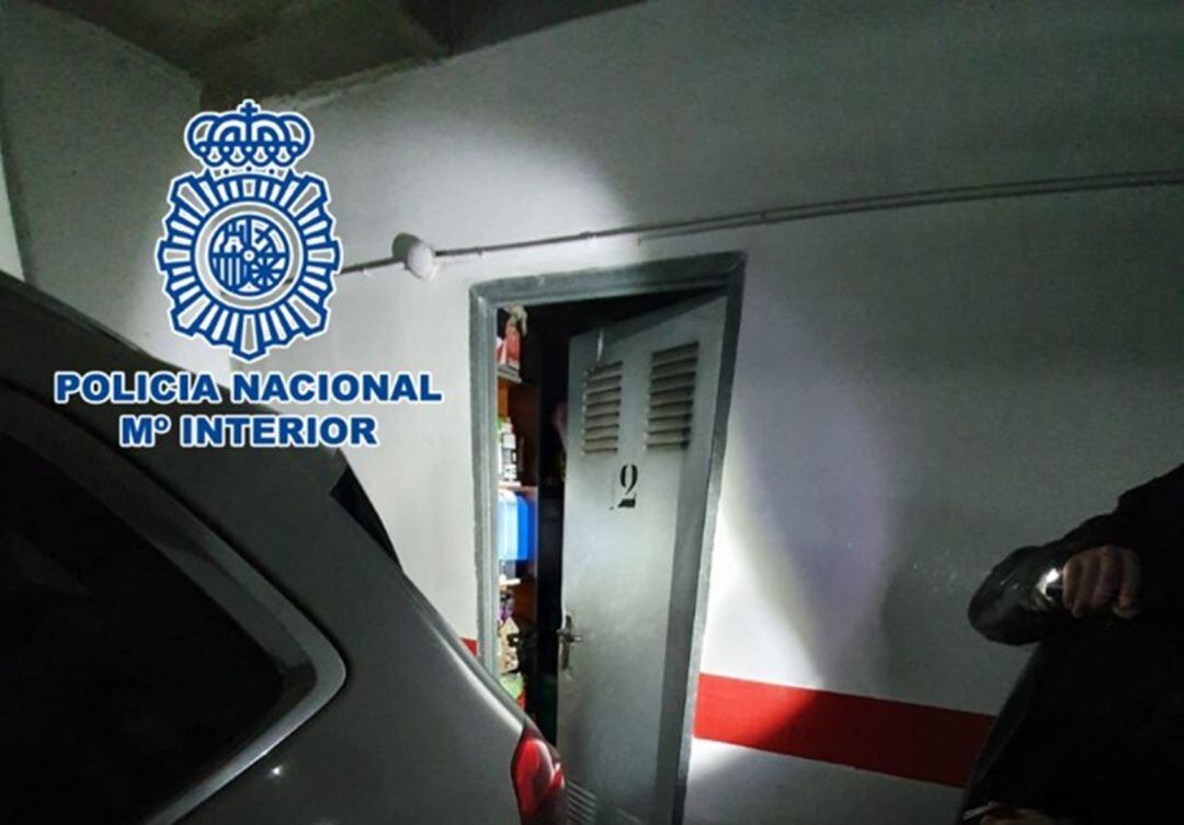 Imagen recogida durante la operación y aportada por la Policía Nacional