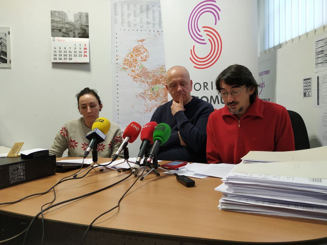 Teresa Madrid, Enrique García y Luis Alberto Romero