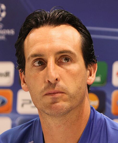 Unai Emery, en rueda de prensa