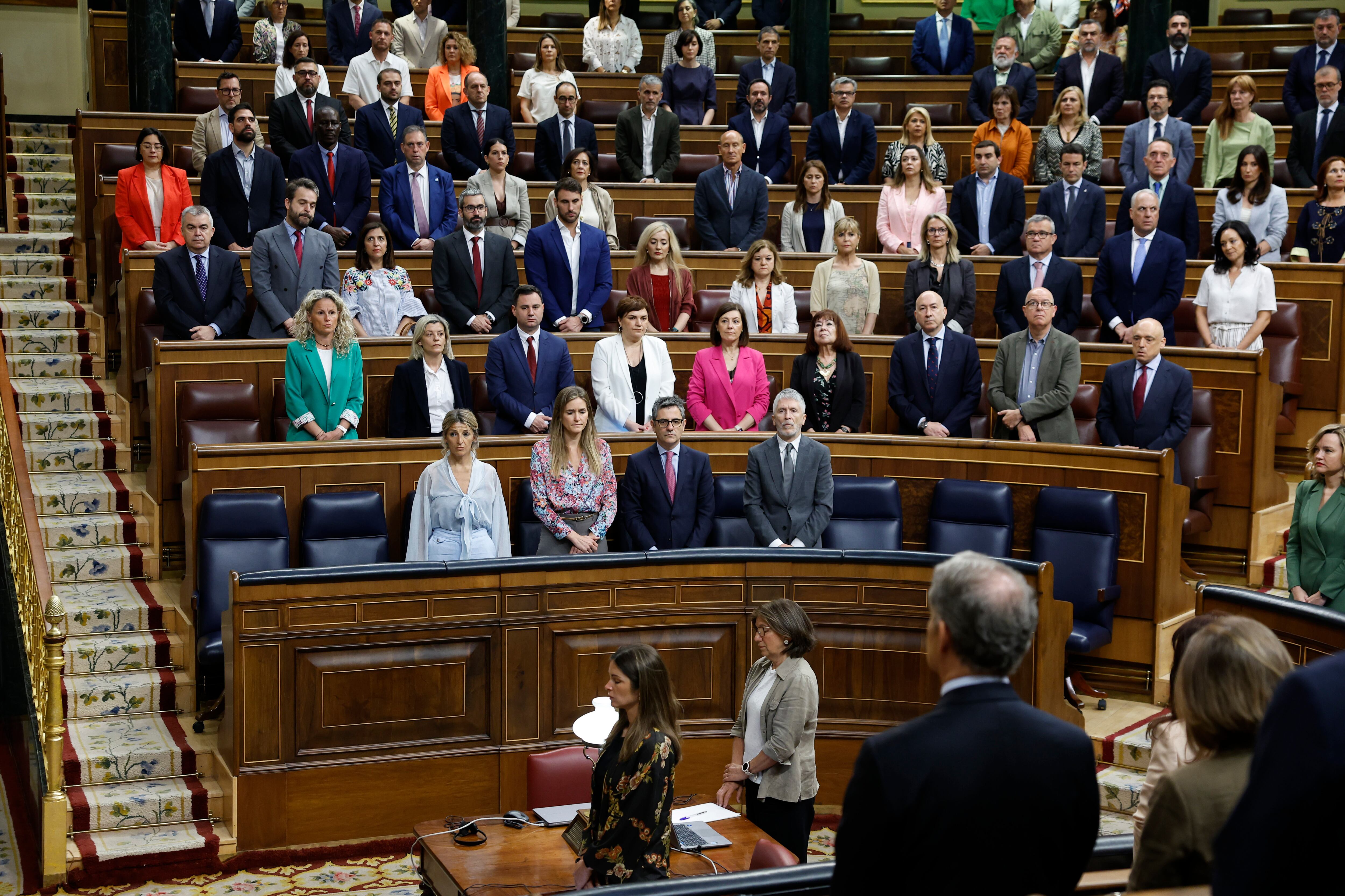 Pleno del Congreso con la sesión de control al Ejecutivo. EFE/ Chema Moya