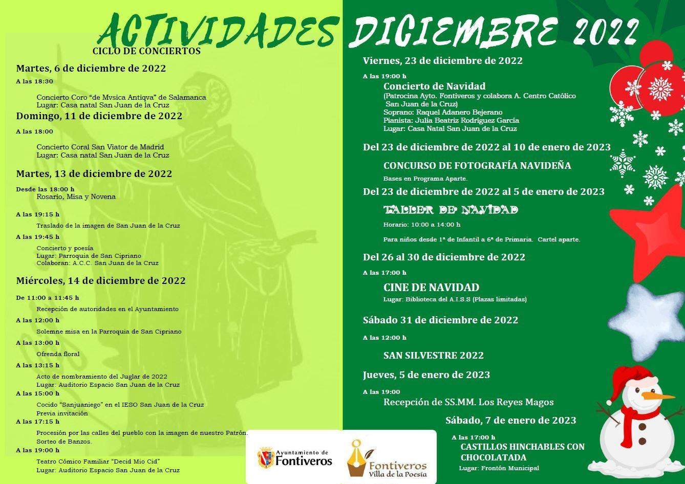 Actividades en Fontiveros