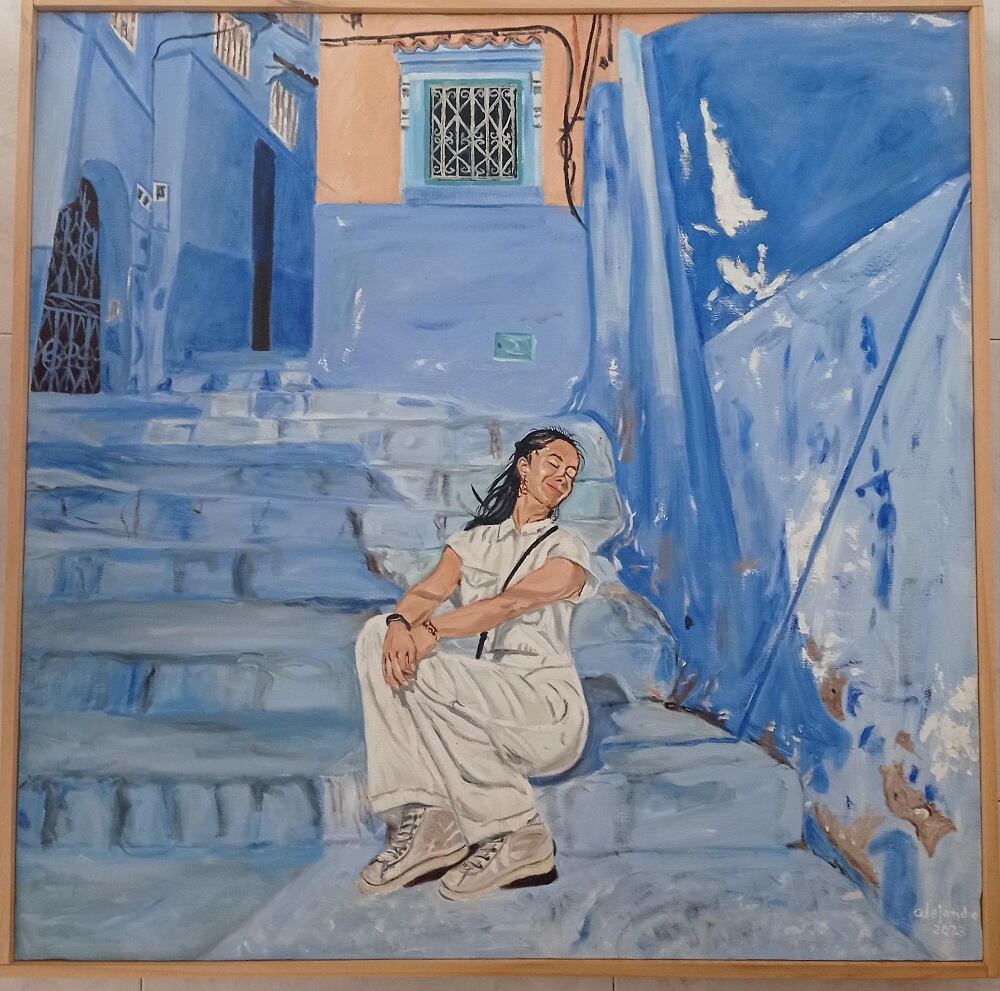 Una de las imágenes de la exposición "Actualidad vista desde la pintura"