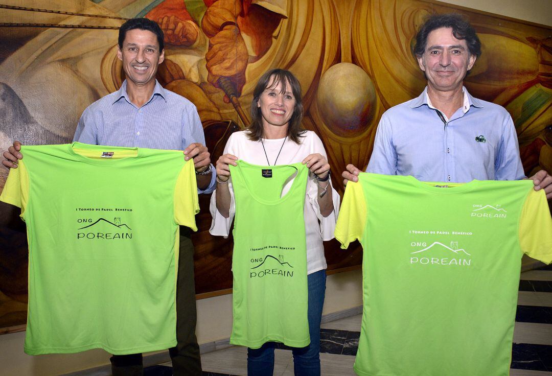 Imagen de la presentación del Torneo de Pádel Solidario