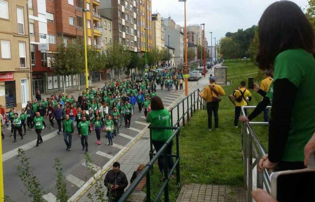 La marcha, a su paso por la avenida de Portugal