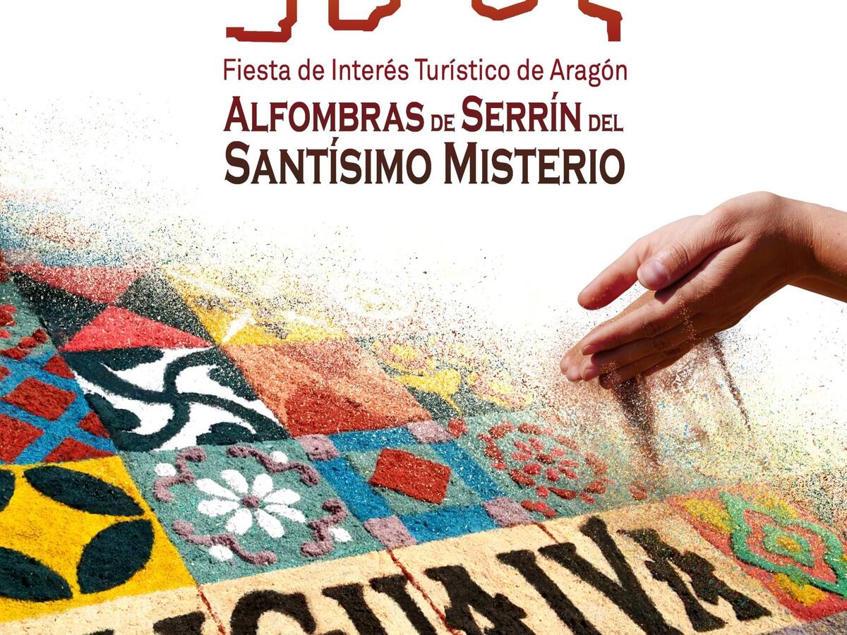 Las Alfombras del Santísimo Misterio de Aguaviva ya son Bien de Interés Cultural
