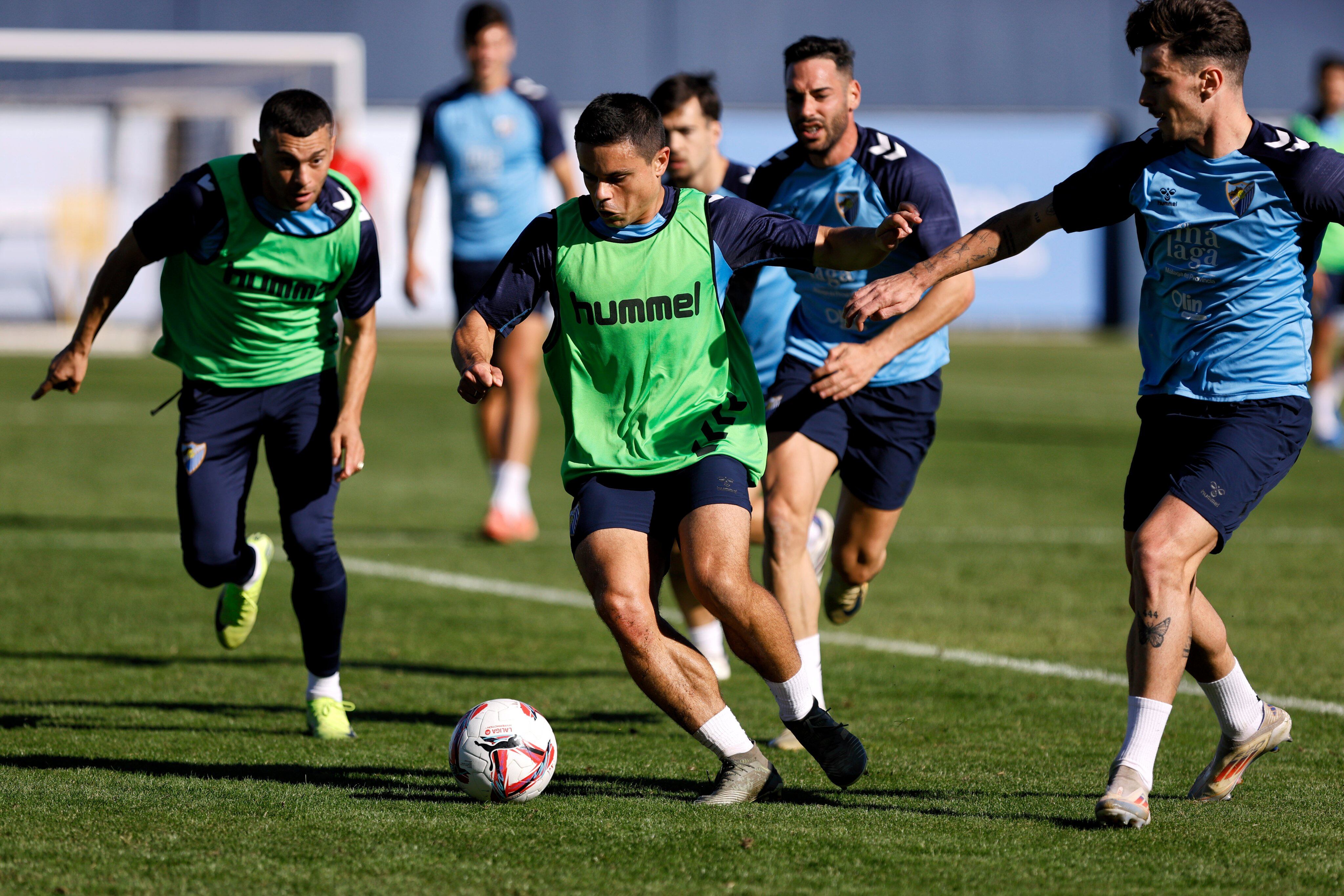 El Málaga inició este lunes la preparación del encuentro del miércoles contra el Levante