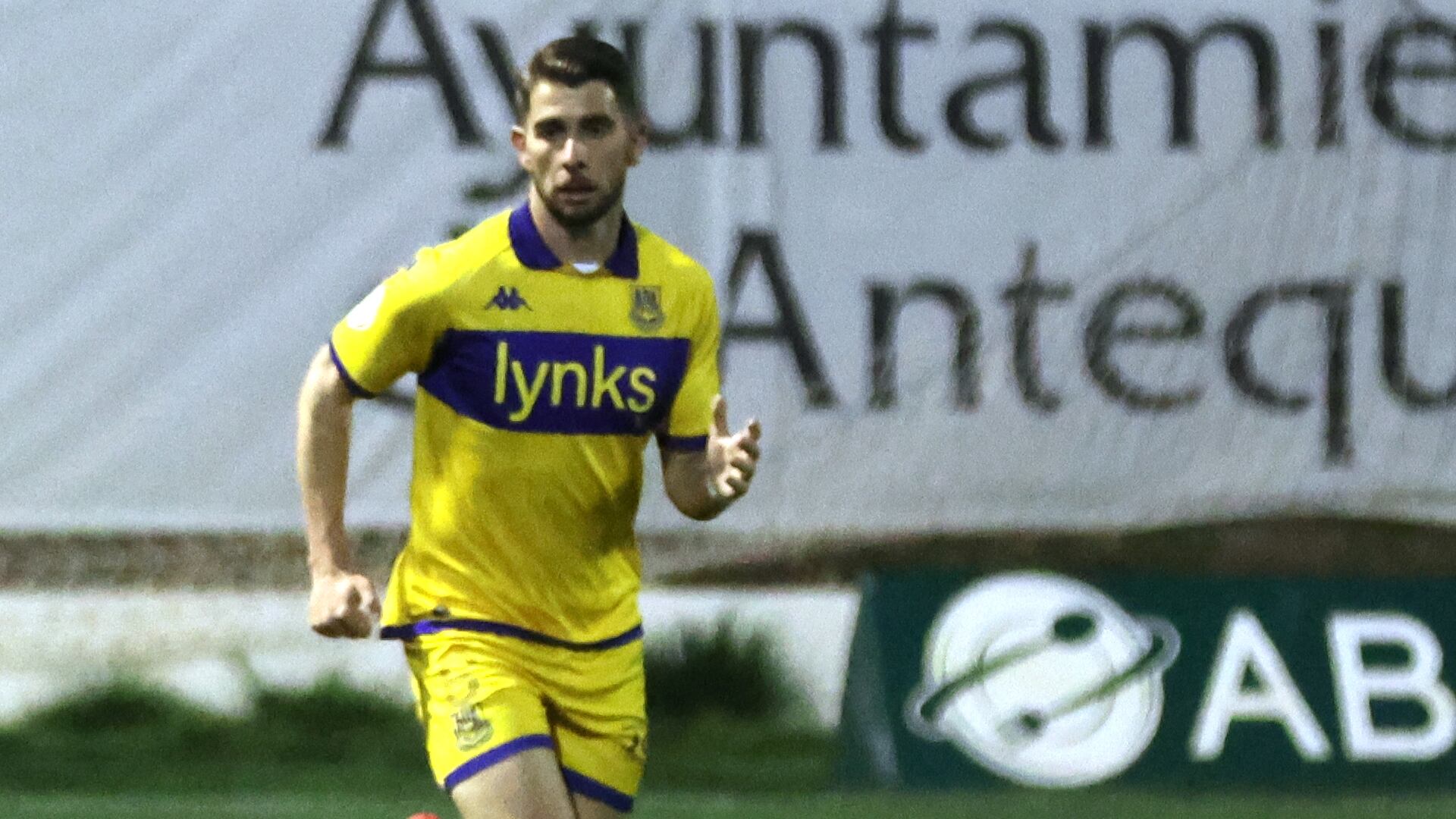 David Ramos en su última visita al Maulí con la camiseta de la AD Alcorcón