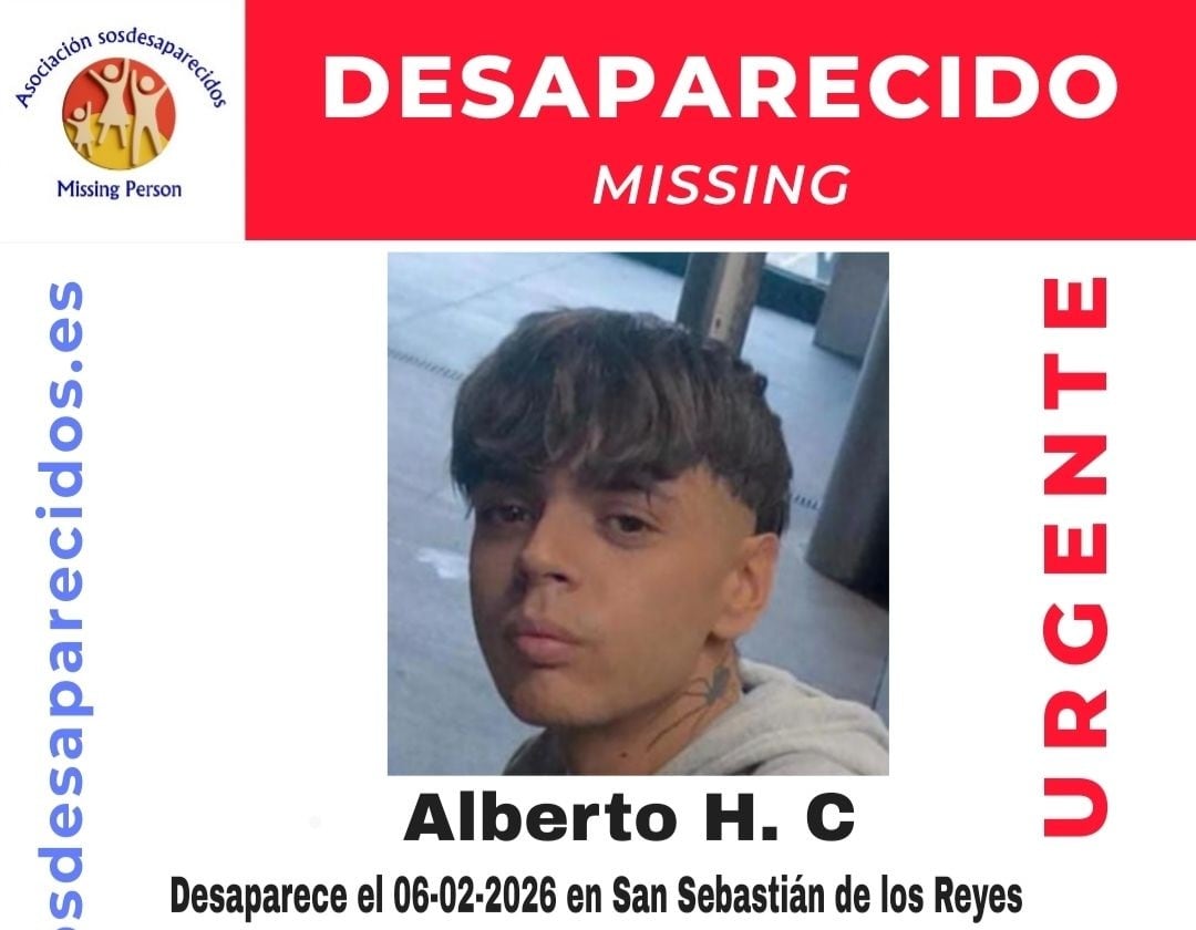 Desaparición en San Sebastián de los Reyes
