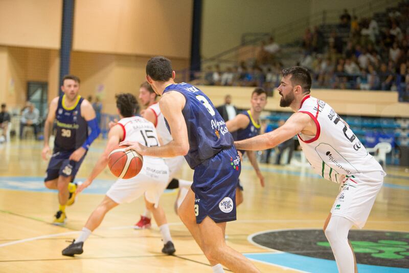 Jere Vucica en el partido de ida