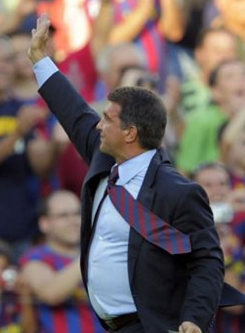 El ex presidente del Barcelona Joan Laporta