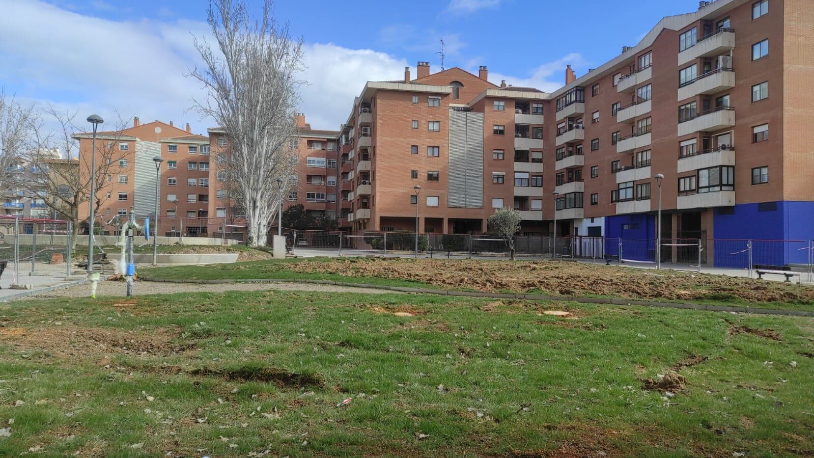 Parque San Martín en Huesca