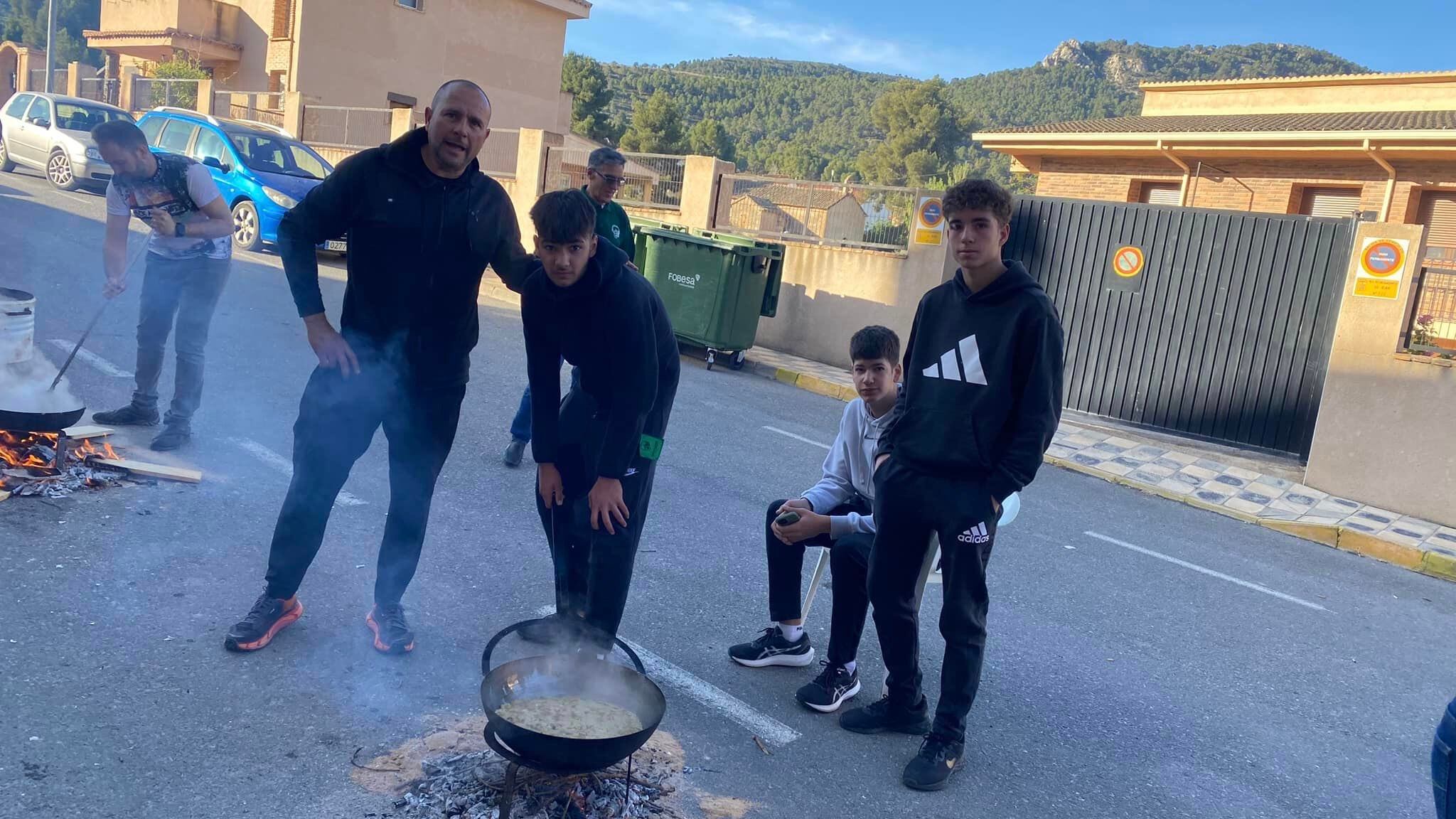 Almuerzo festero de los maseros de Biar