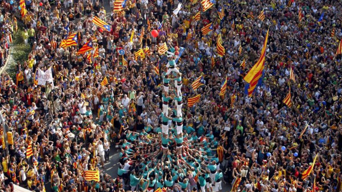 El sentimiento independentista cae ocho puntos en Cataluña