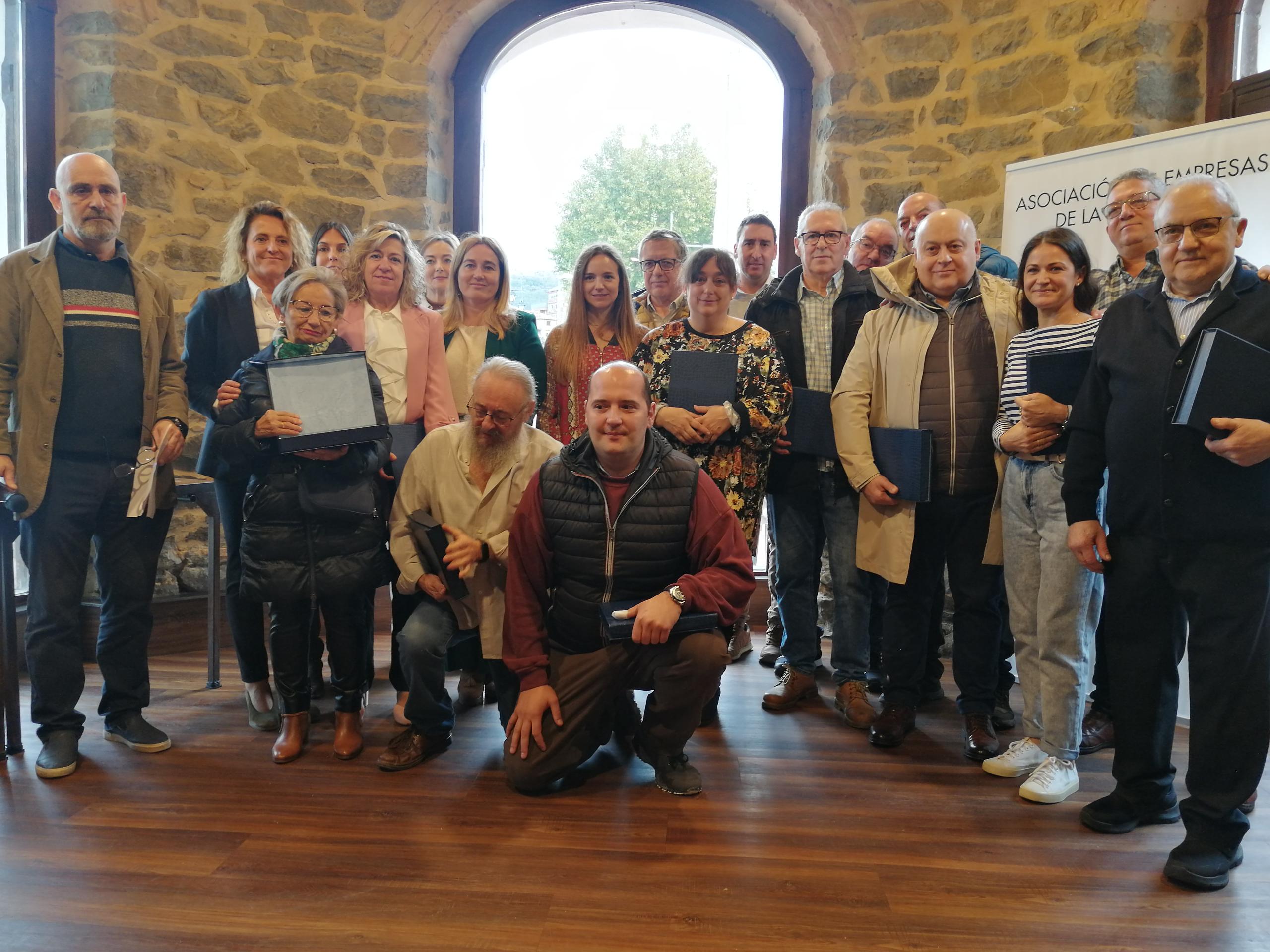 Homenajeados por su labor hostelera. A título póstumo, el dedicado a Antonio Liébana del Molino