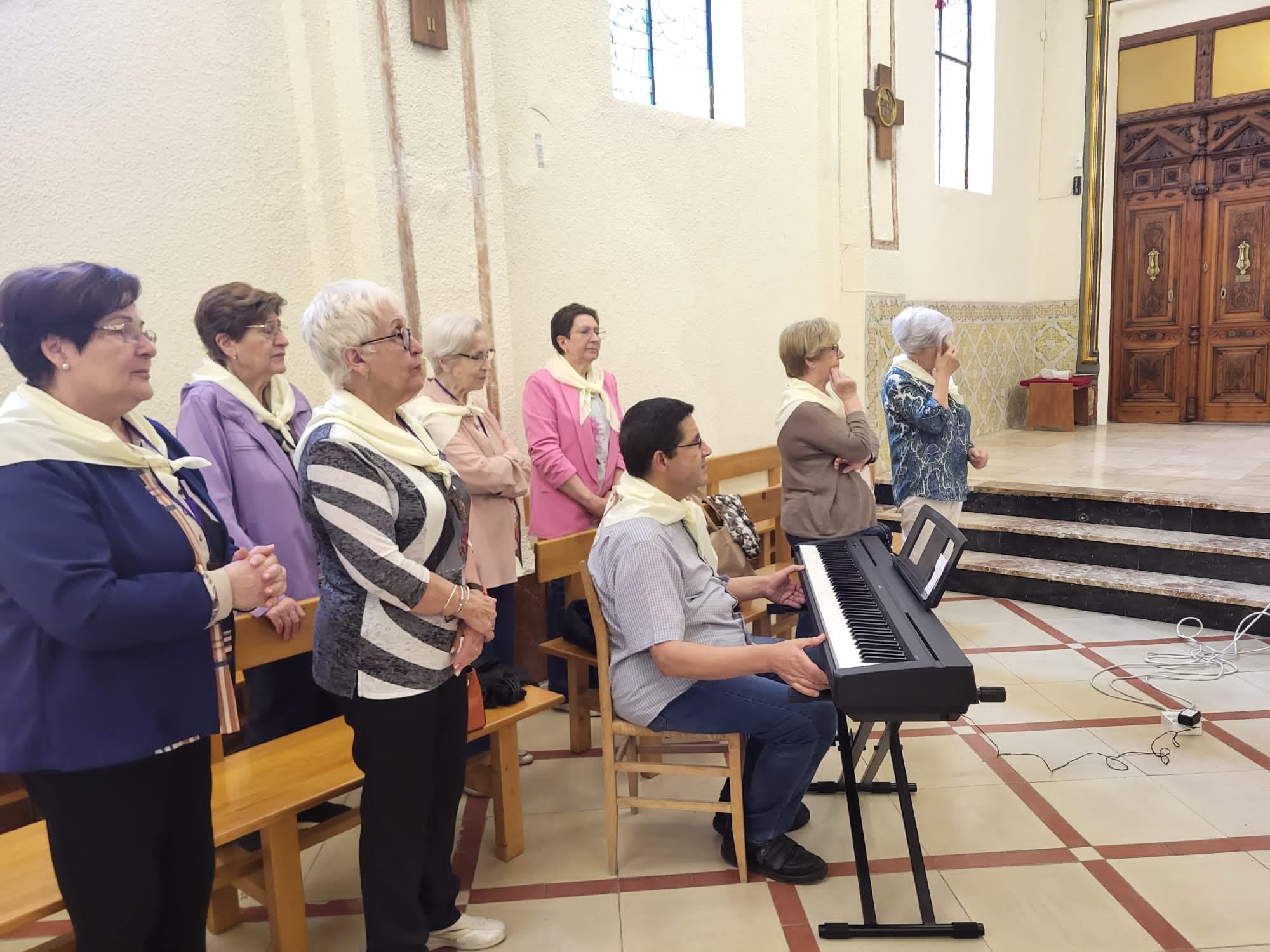 Momento del oficio religioso