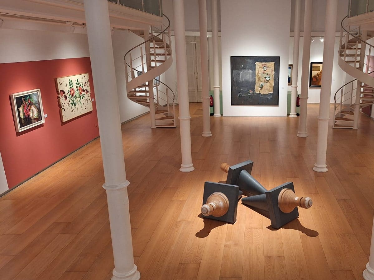 Xiana Méndez: "Nun dos cadros hai un elemento real, non pintado. O reto é adeviñar cal é"