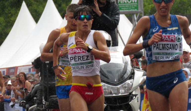 Pérez en el tramo final de la prueba