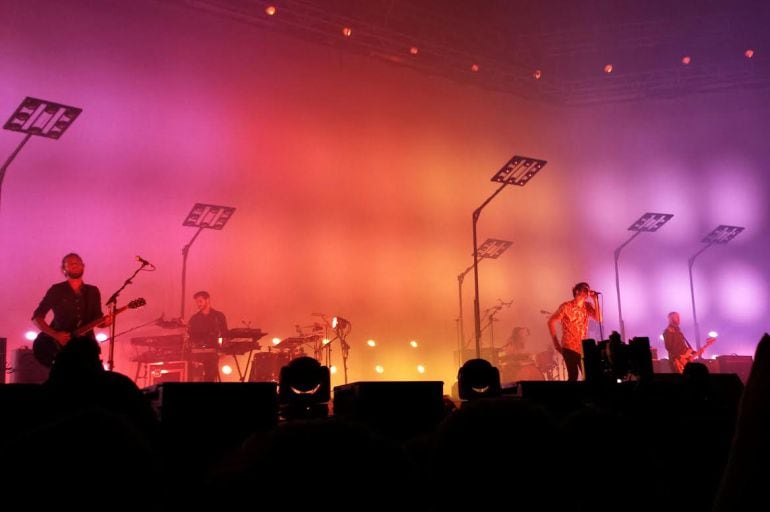 Vetusta Morla, durante el concierto de este sábado en el Barclaycard Center