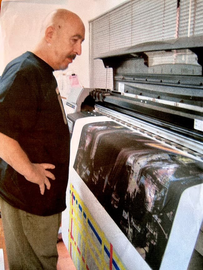 Manuel Jular, fotografiado por su hija Teresa Jular