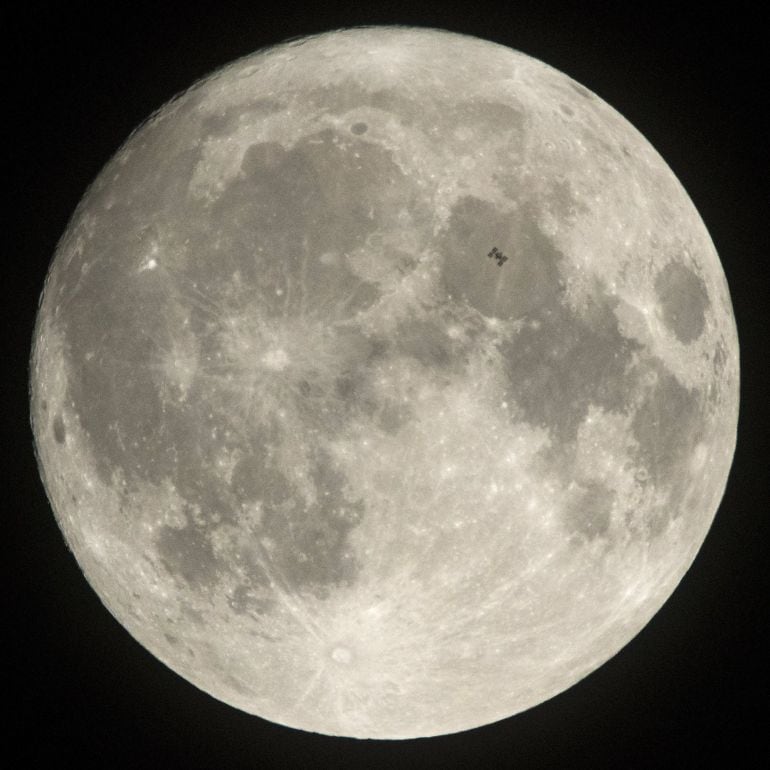 Imagen de la Luna, el satélite de la Tierra al que han conseguido llegar siete misiones del proyecto Apolo de la NASA, la última en diciembre de 1972. 