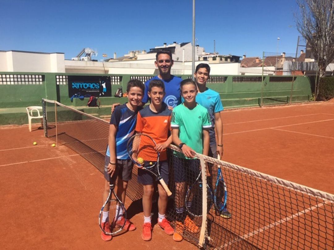 Representantes del Club de Campo de Elda en el Rafa Nadal Tour