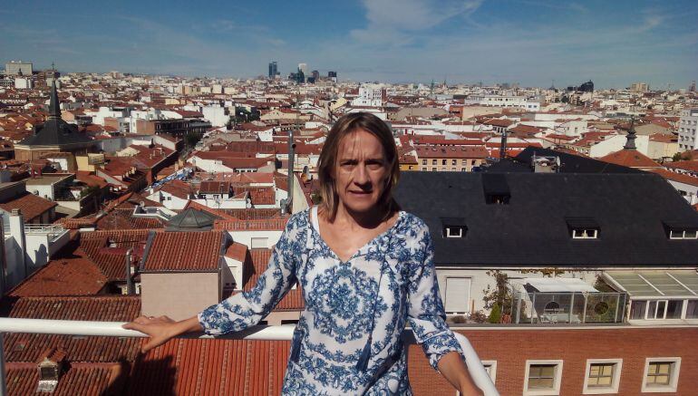 Nieves Horcajo, en la terraza de la SER. 