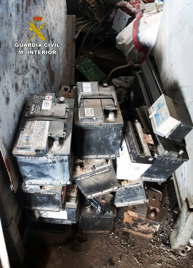 La Guardia Civil desarticula tres grupos delictivos dedicados a la sustracción de cobre y herramientas en la comarca del Guadalentín