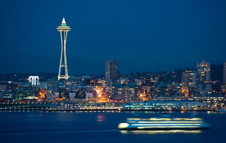 Panorámica de Seattle, ciudad que multará a los ciudadanos que tiren comida a la basura.