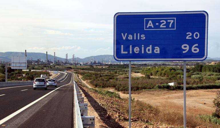 L'A-27 arriba a dia d'avui fins a la variant de Valls.