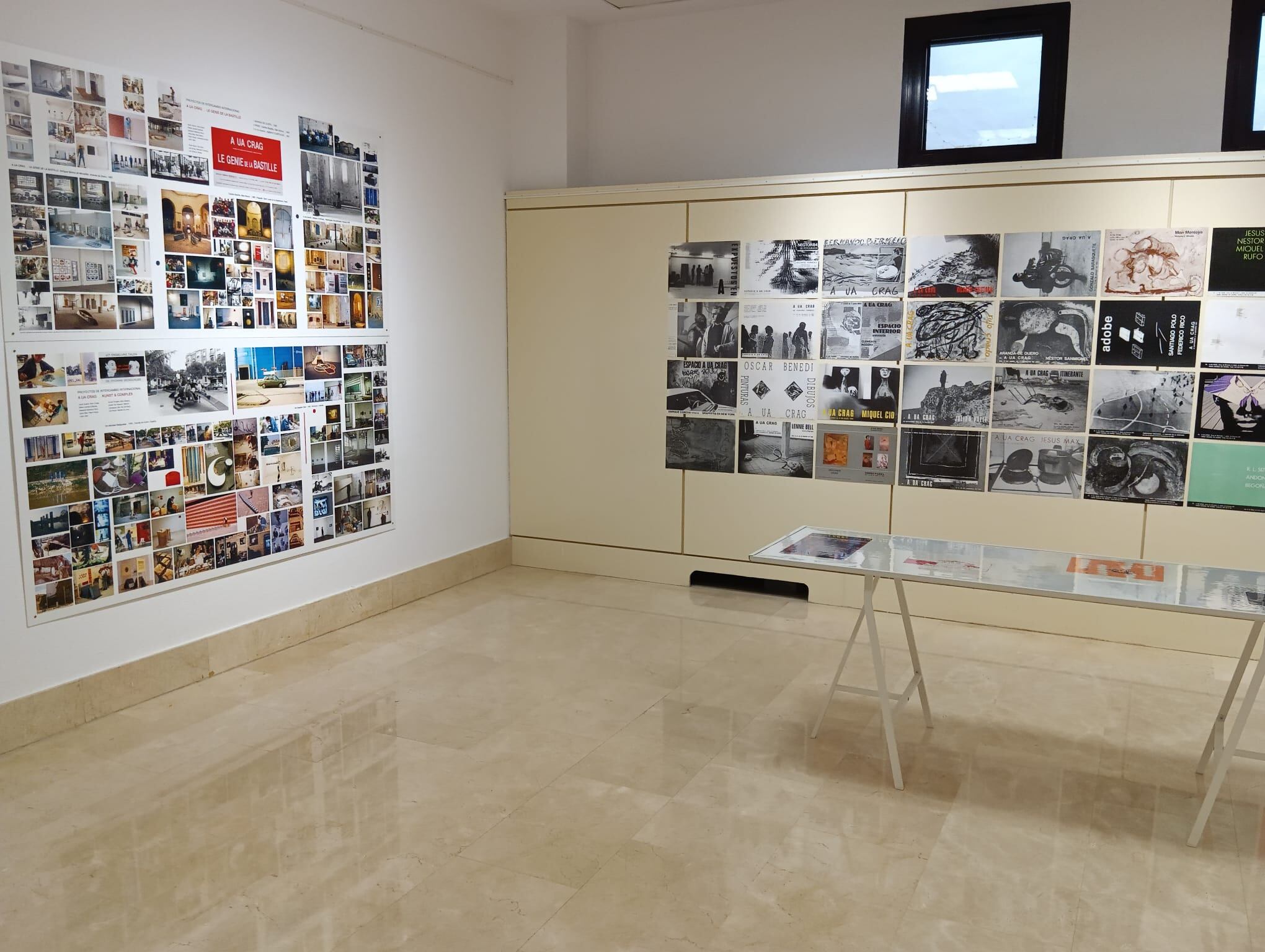 La sala pequeña ofrece información complementaria sobre el colectivo