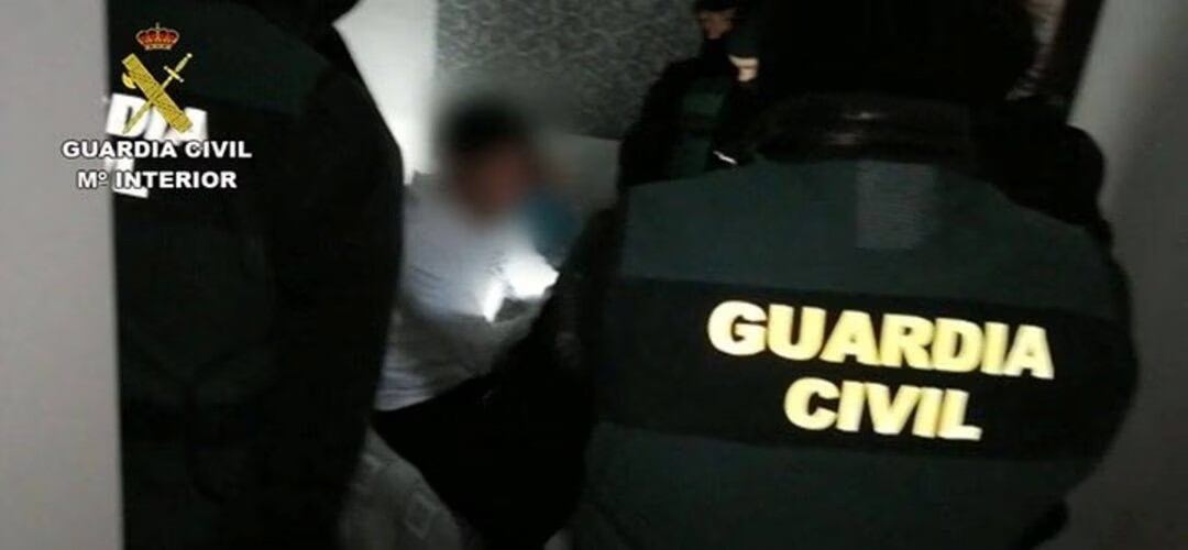 Momento de la detención del imán en Getafe en 2019