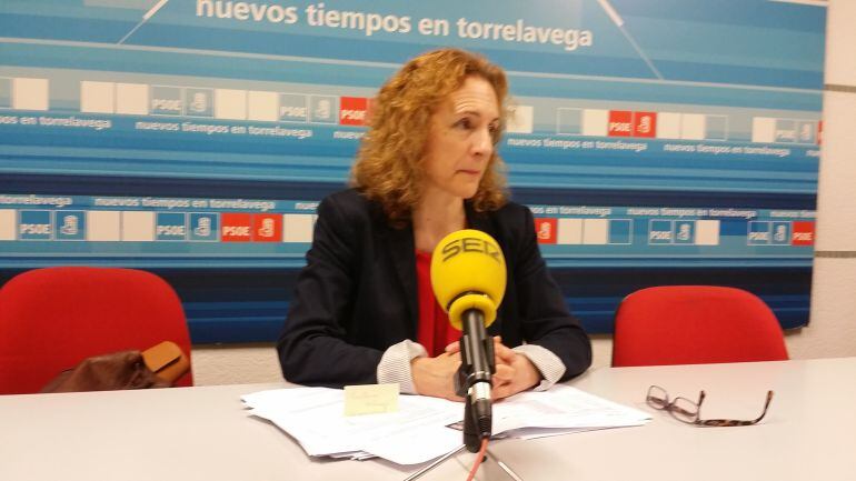 La actual regidora de Cabezón de la Sal,  Isabel Fernández