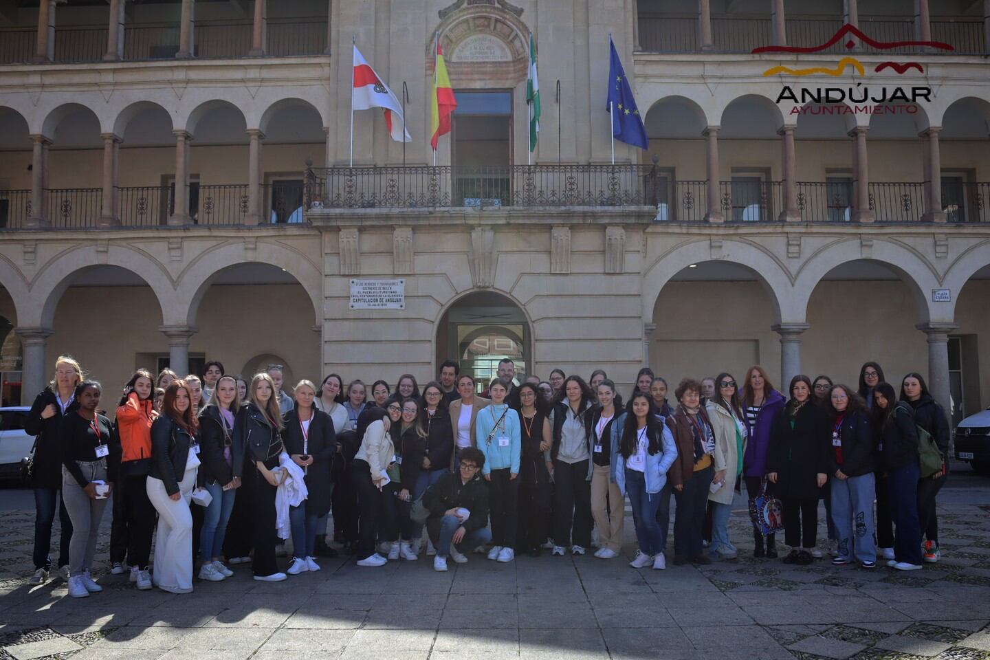 Estudiantes procedentes de Finlandia, Alemania e Italia trabajarán en un proyecto educativo en Andújar