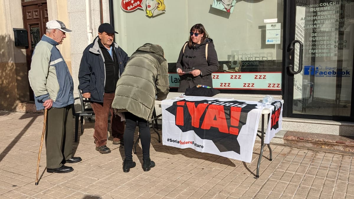 Soria ¡YA! recoge 1.000 firmas en siete pueblos en apoyo a la vuelta de los estudios de medicina