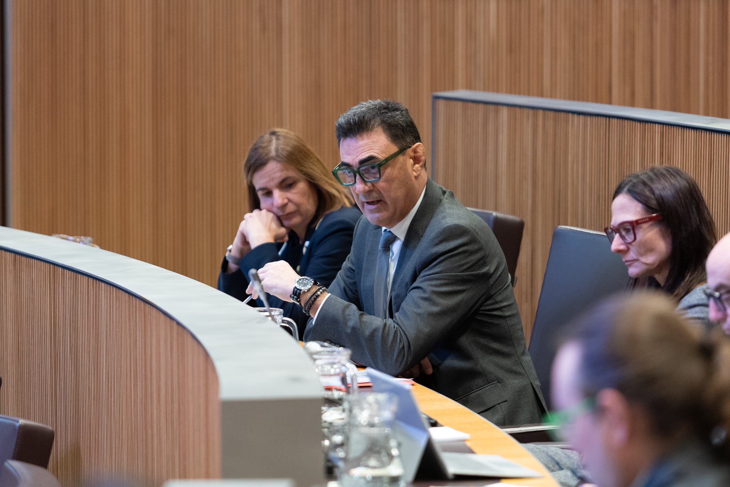 El ministre de Territori, Raul Ferré, assegura que no preveu fer cap expropiació del terreny per on passarà el tranvia