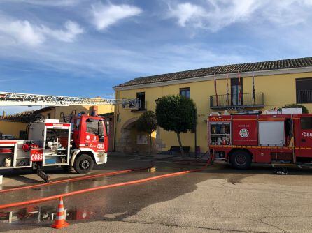 Incendio en el ayuntamiento de San Miguel del Pino